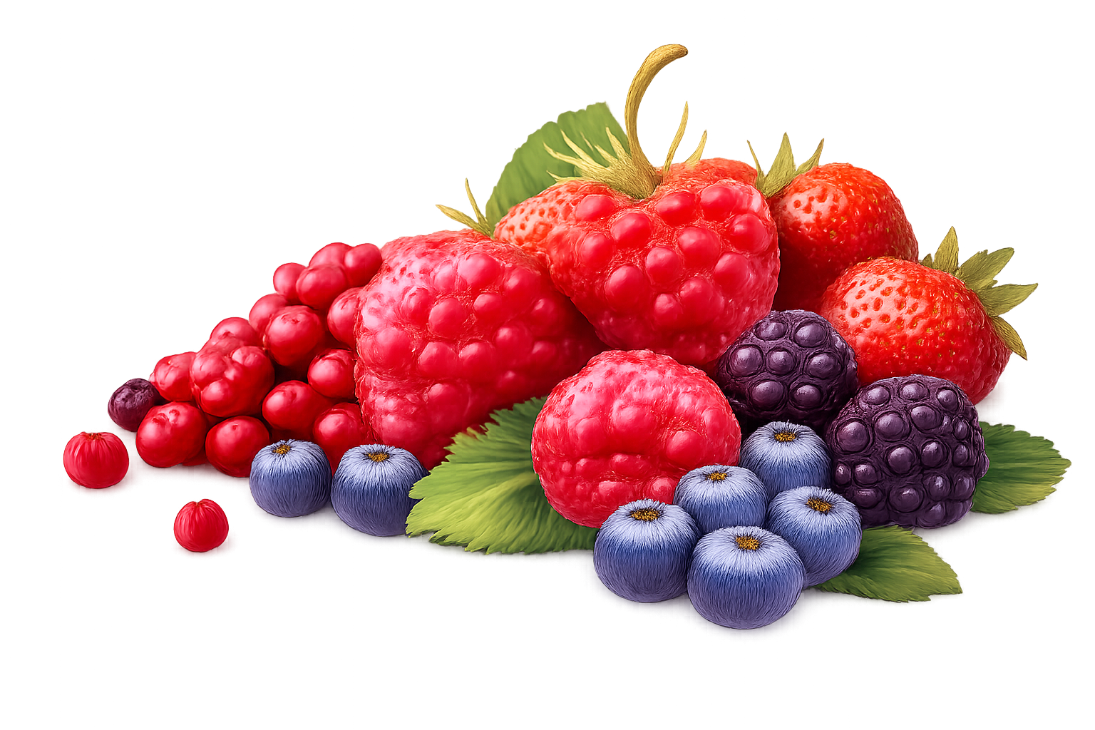 תצוגת פירות צבעונית על רקע ירקרק